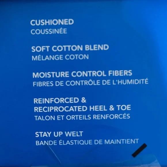 Columbia Socks Men’s 4 Pair Size 6-12 Soft Cushioned Cotton Blend. - Picture 4 of 4